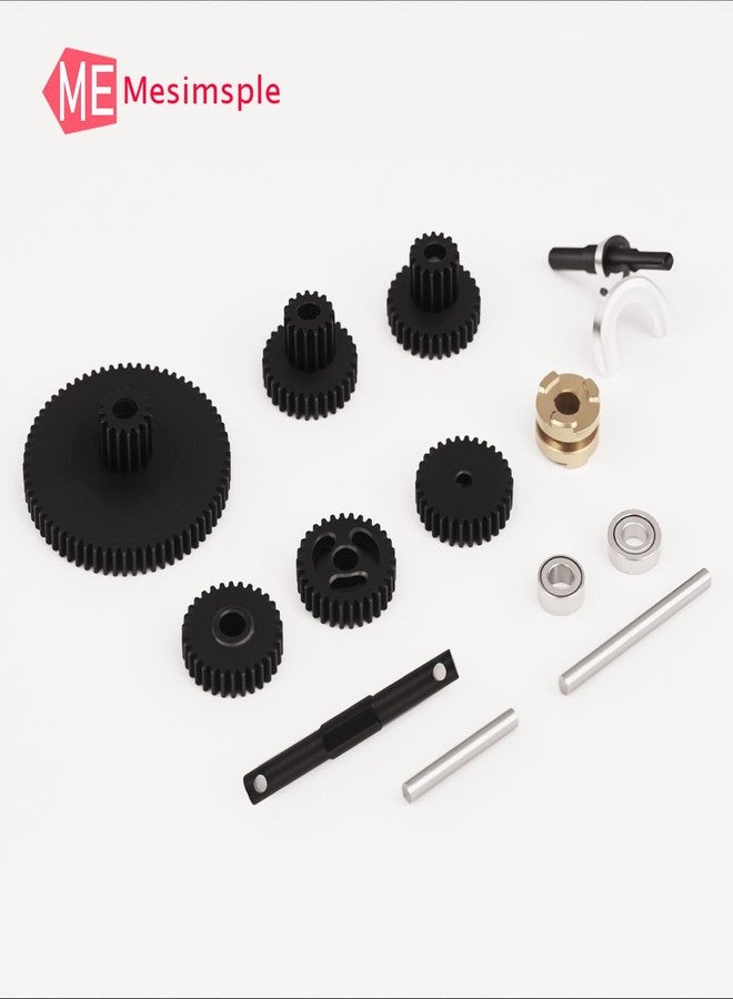 Mesimsple Steel FCX24 Two 2 Speed Transmission Inner Gear Axle Kit for FMS 1/24 FCX24 1/18 FCX18 K5 RC Car Series Upgrades Part - Image 3